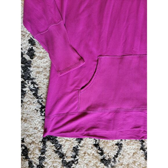 Soft Surroundings Tara‎ Tunic Ribbed Pleated Details Orchid Purple Pink Size M - Picture 4 of 6